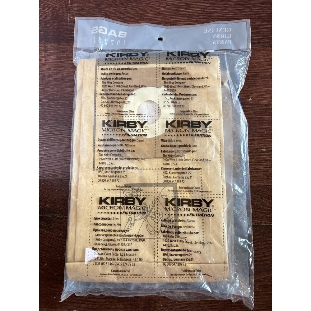 Kirby Vacuum Bags Micron Magic 3 Pack 197294S